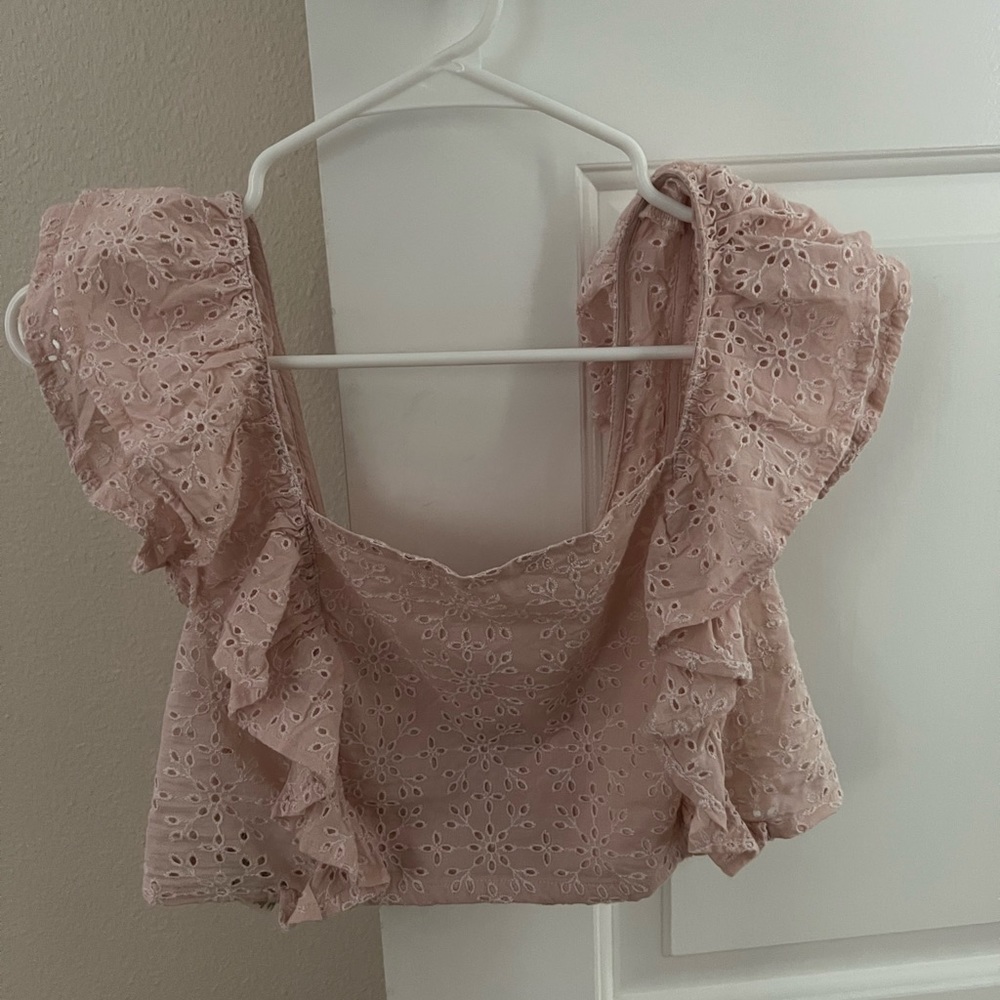 BCBG generation cropped shirt